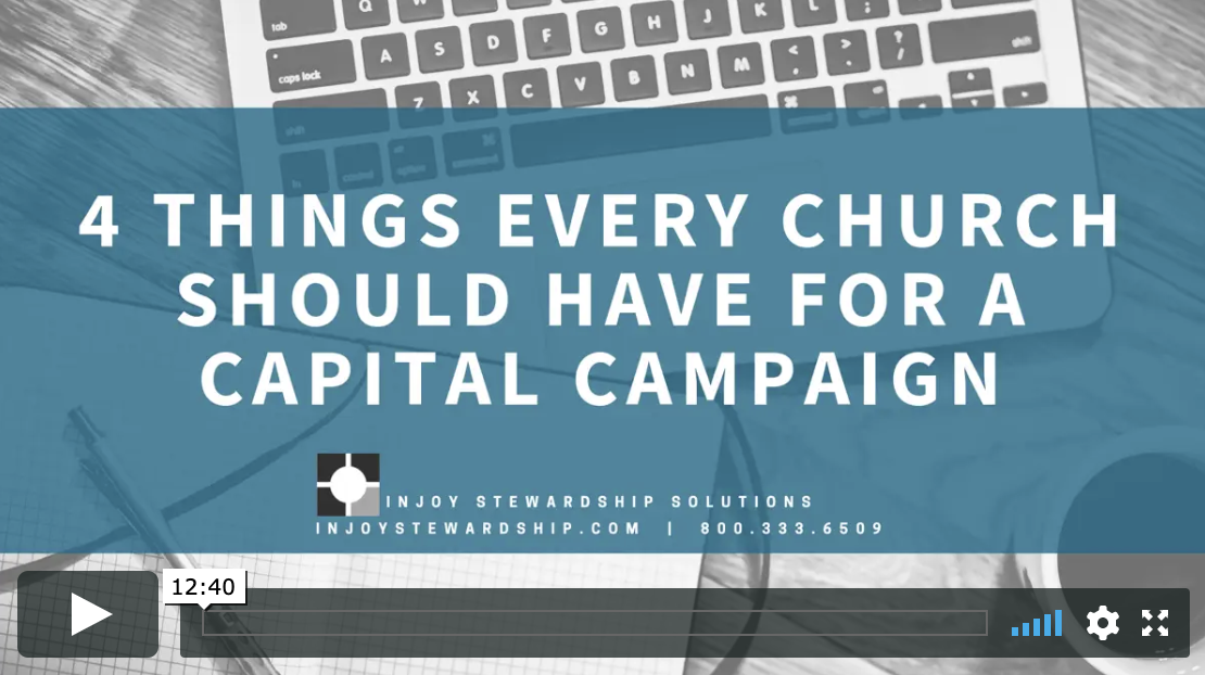 4 things every church should have for a capital campaign video