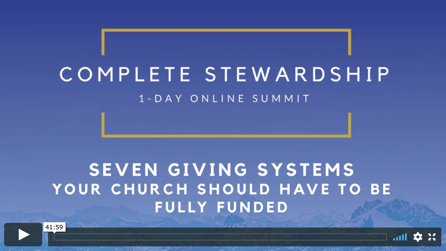 seven giving systems video