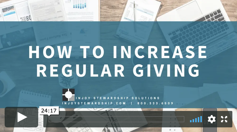 How to Increase Regular Giving - Video