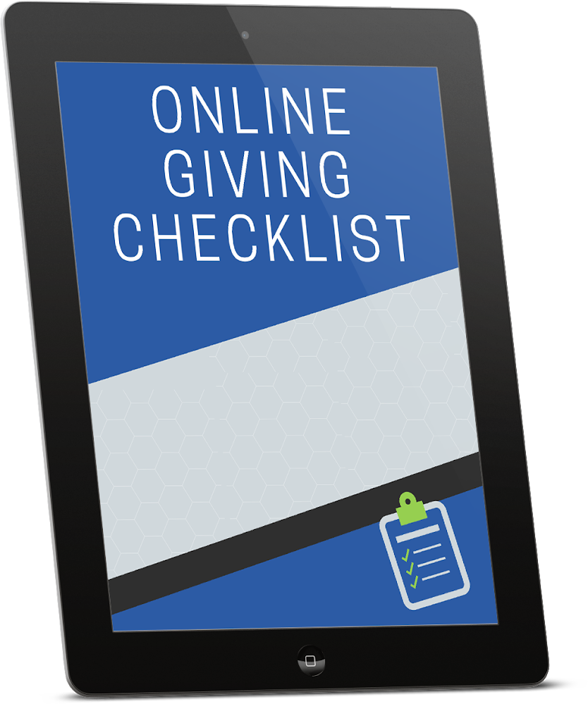 online giving checklist